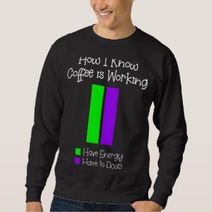 Hur jag vet att kaffe fungerar.. lång ärmad tröja