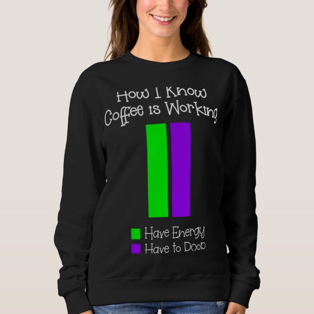 Hur jag vet att kaffe fungerar.. t shirt (Framsida)