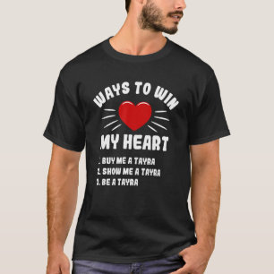 Hur jag vinner mitt hjärta Tayra Animal Meme Humor T Shirt