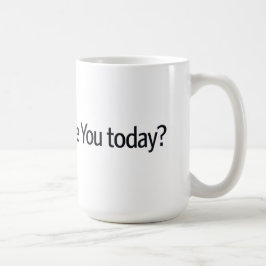 Hur kan jag ignorera dig i dag? kaffemugg