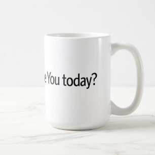 Hur kan jag ignorera dig i dag? kaffemugg