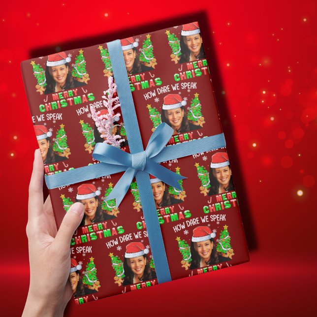 Hur kan vi tala God jul Kamala Harris? Presentpapper (Skapare uppladdad)