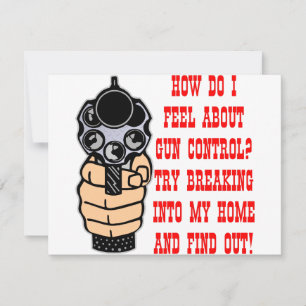 Hur känner jag mig för Gun Control?
