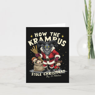 Hur Krampus Stole-julet kommer Kort