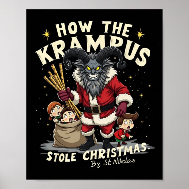 Hur Krampus Stole-julet kommer Poster (Framsidan)