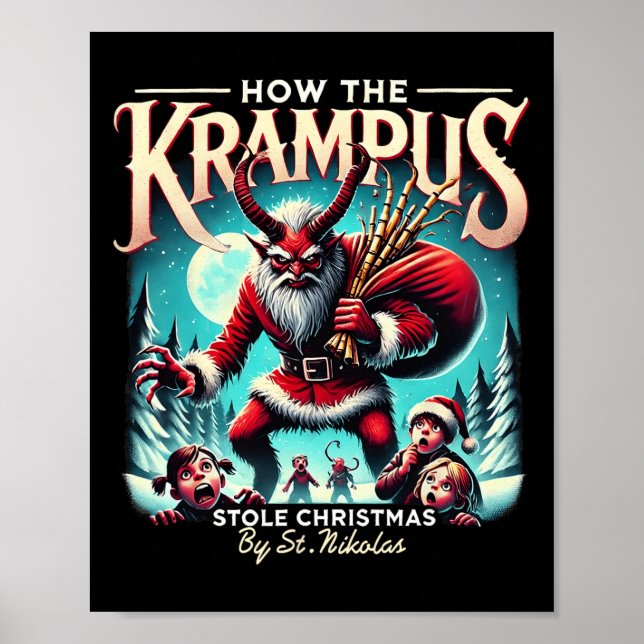 Hur Krampus Stole-julet kommer Poster (Framsidan)