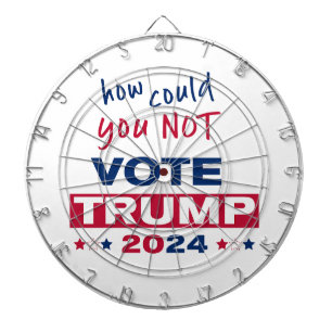 Hur kunde du INTE rösta TRUMP 2024? Darttavla