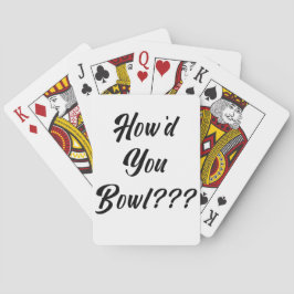 Hur kunde du skaka? casinokort