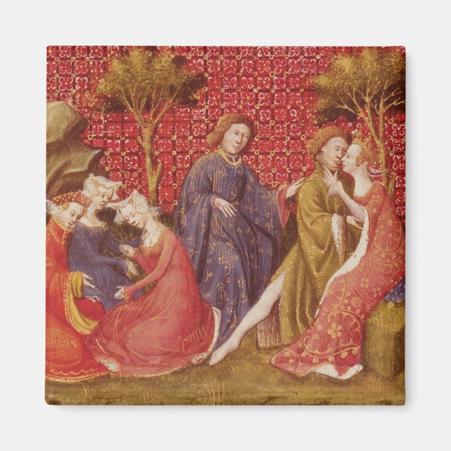 Hur Lancelot kysste Guinevere Magnet (Framsidan)