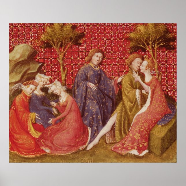 Hur Lancelot kysste Guinevere Poster (Framsidan)