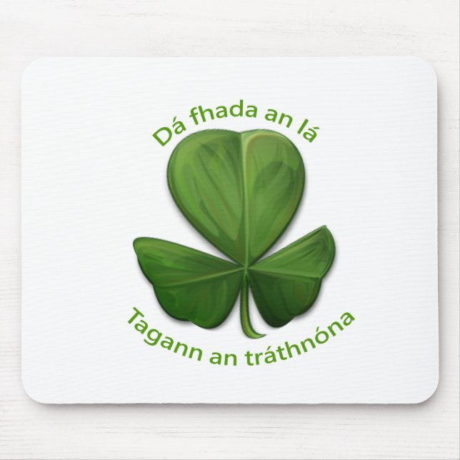 Hur lång dag som helst, kvällen kommer. musmatta (Framsidan)