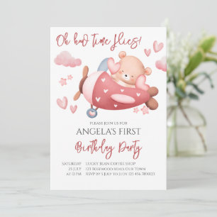 Hur lång tid det tar för rosa nalle en liten pilot inbjudningar