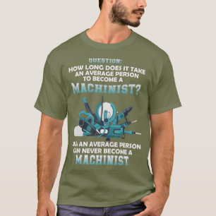 Hur lång tid tar det för en genomsnittlig person? t shirt