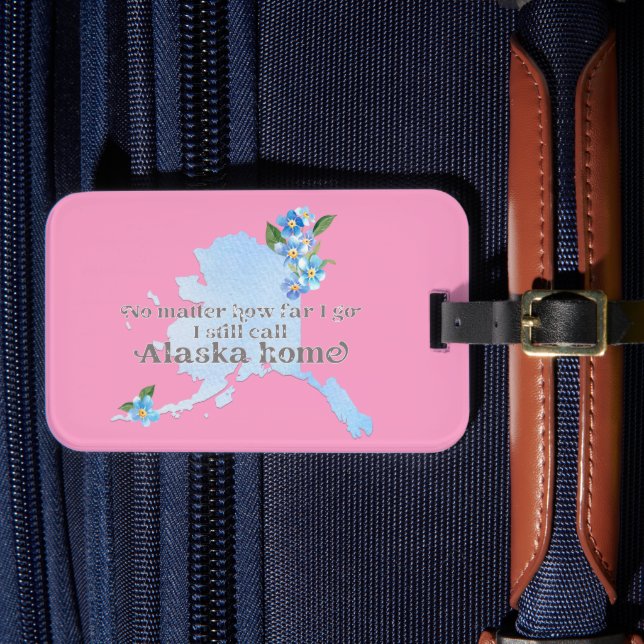 Hur långt jag går ringer jag fortfarande Alaska he Bagagebricka (Framsida Insitu 4)