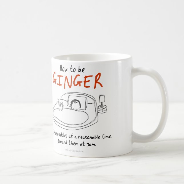 Hur man är en katt: Ingefära Kaffemugg (Höger)