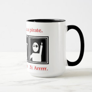 Hur man är en piratmugg mugg