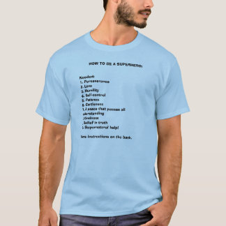 HUR MAN ÄR EN SUPERHERO: TEE SHIRT