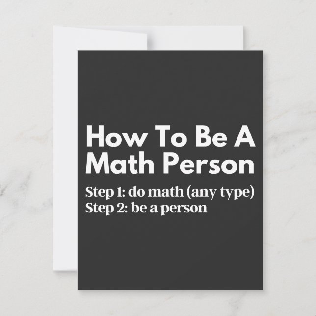Hur man är matematiker (Framsida)