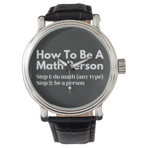 Hur man är matematiker armbandsur