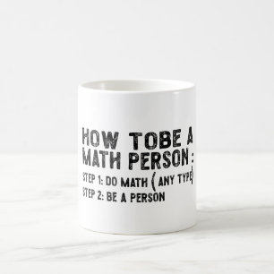 Hur man är matematiker - Lärarmatematiker Kaffemugg