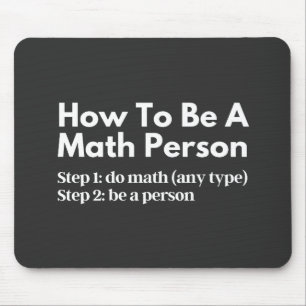 Hur man är matematiker musmatta
