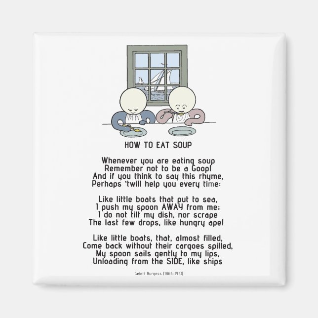 Hur man äter Soppa - Goops Magnet (Framsidan)