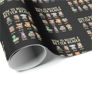 Hur man blir en bättre läsare Bok Roliga djur Presentpapper