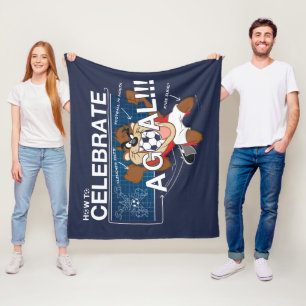 Hur man firar ett mål med TAZ™ Fleecefilt