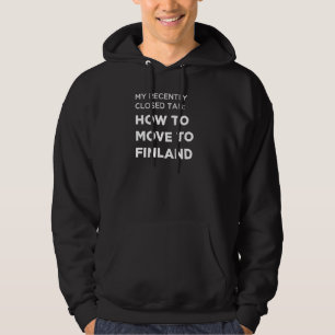 Hur man flyttar till Finland Hoodie