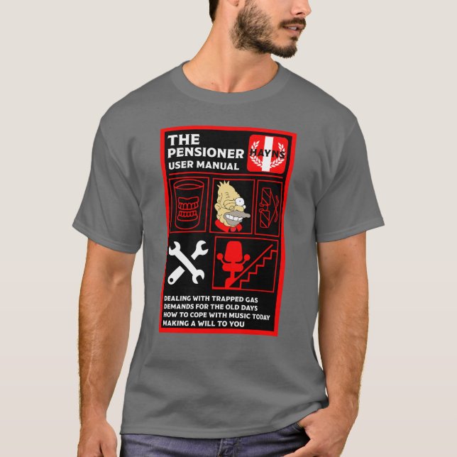 Hur man förstår gamla människor t shirt (Framsida)