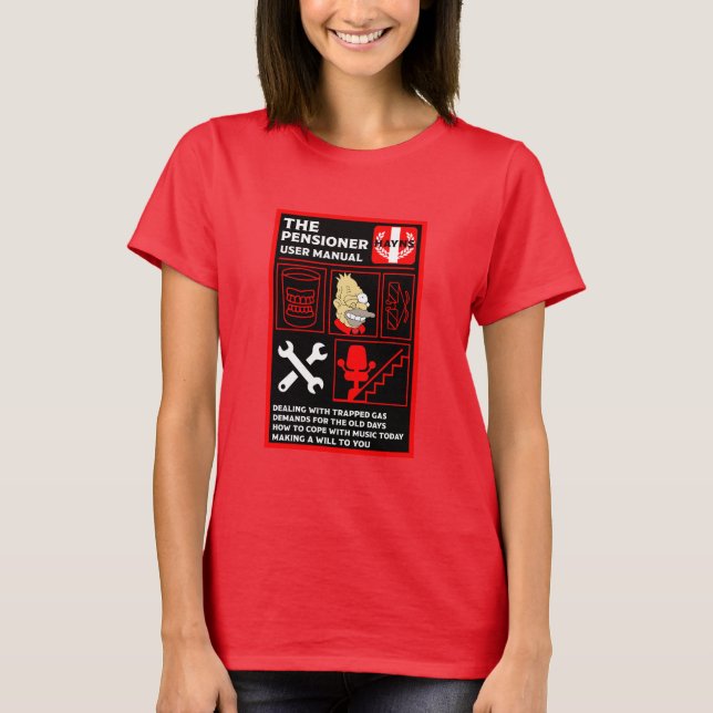 Hur man förstår gamla människor t shirt (Framsida)