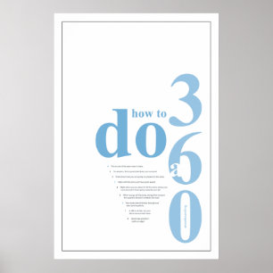 Hur man gör en 360-snöbordning poster