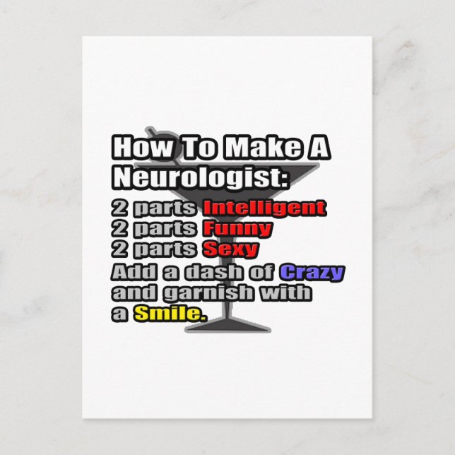 Hur man gör en neurolog vykort (Framsida)