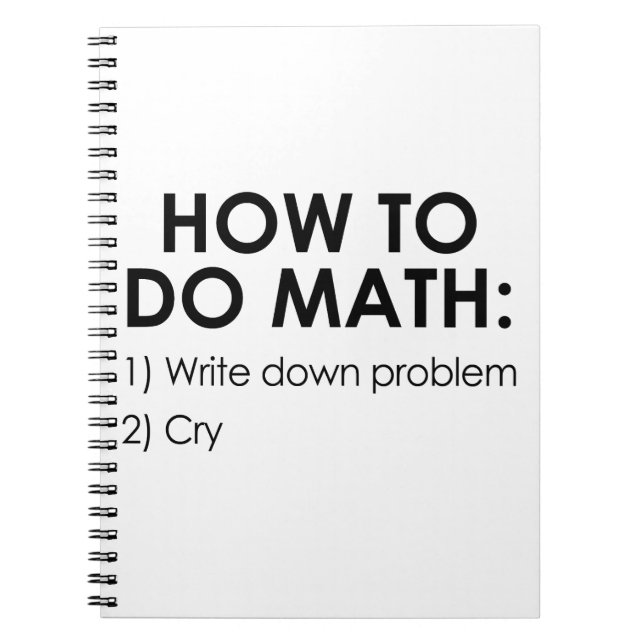 Hur man gör Math Anteckningsbok (Framsidan)