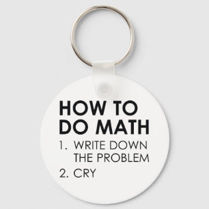 Hur man gör Math Nyckelring