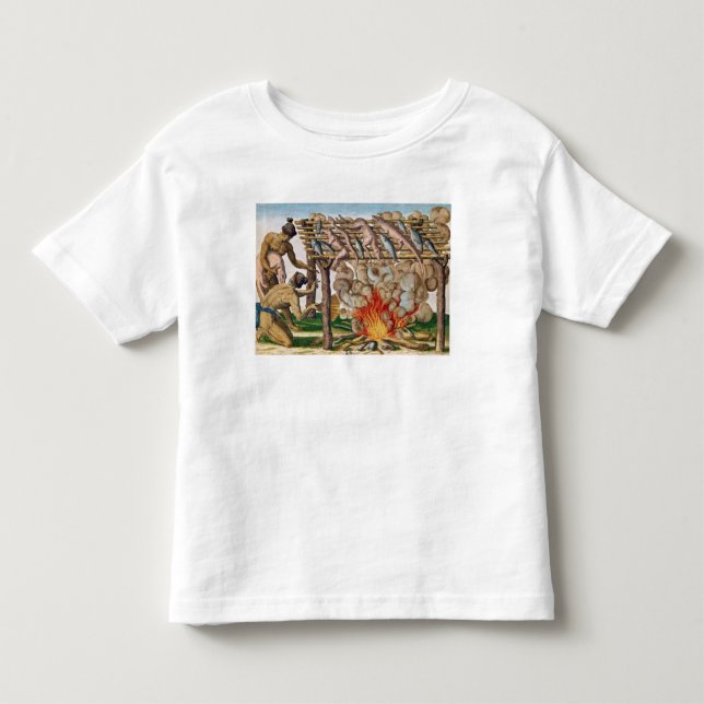 Hur man grillar djur, från 'Brevis Narratio Tee (Framsida)