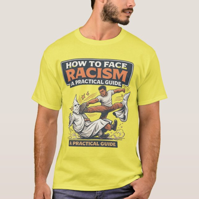 Hur man möter rasism  t shirt (Framsida)