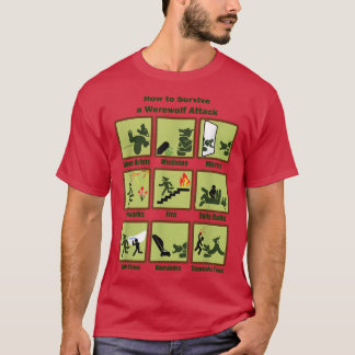 Hur man Överlever en verevargattackfunktion T Shirt