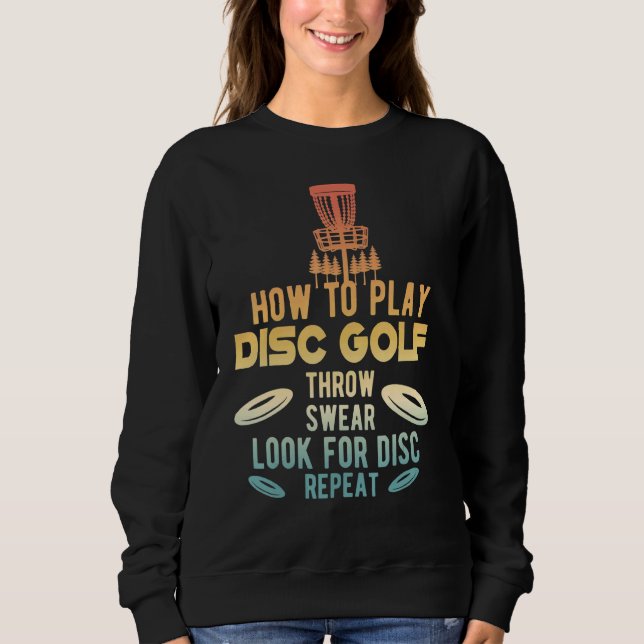 Hur man spelar Disc Golf  Disc Golf T Shirt (Framsida)