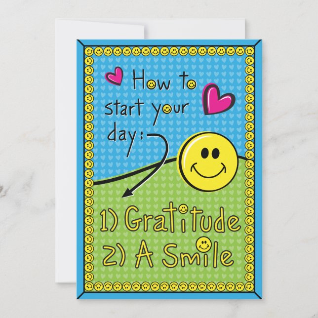 Hur man startar dagen_Flat kort 5"x7" (Framsida)