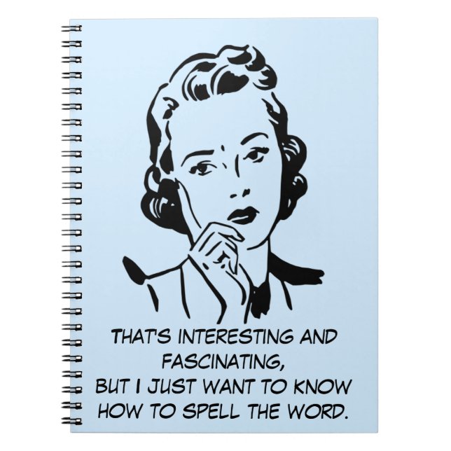 Hur man stavar orddomstolen som anmäler anteckningsbok (Framsidan)