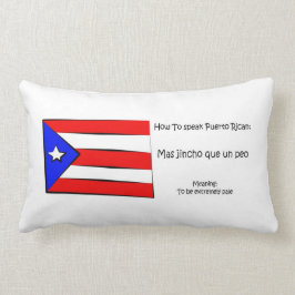 Hur man talar Puerto Rican Lumbarkudde