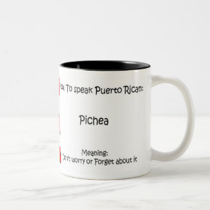 Hur man talar Puerto Rican Två-Tonad Mugg