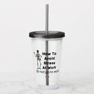 hur man undviker att stressa på arbetsplatsen take away mugg