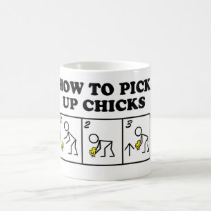 Hur man väljer upp chickar kaffemugg