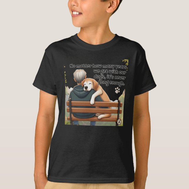 Hur många år tar vi med Hundar? T Shirt (Framsida)