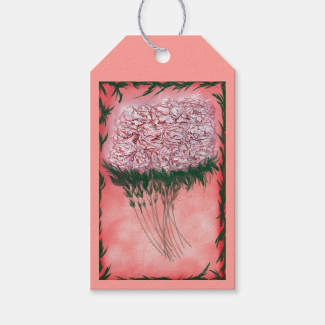Hur Många Blommor Presentetikett (Framsidan)