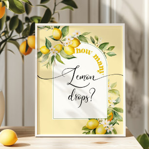 Hur många citrondroppar finns i burk? poster