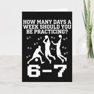 Hur Många Dagar Roligt 67 Meme Basketboll Mening Kort