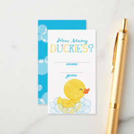Hur många Duckies Party Game Gissa Cards Tilläggskort